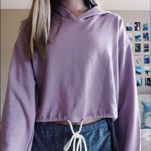 cute cropped pacsun sweatshirt